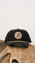 Load image into Gallery viewer, STACKED Black/Rope Performance Hat
